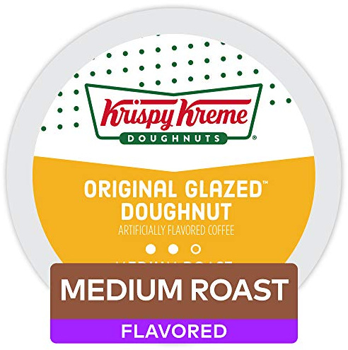 Krispy Kreme Original Glazed Doughnut, Single-Serve Keurig K-Cup Pods, Flavored Medium Roast Coffee, 72 Count