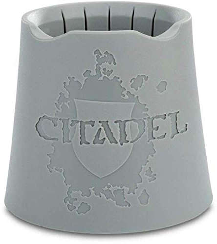 Citadel - Pot à Eau - Nettoyage de Pinceaux - Gris - 100 mm x 100 mm x 90 mm - 1 pièce - Age: 96+