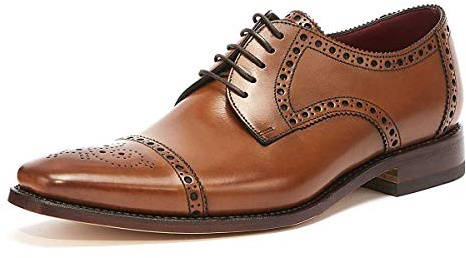 Loake Foley Mens Formal Lace Up Shoes 9 Cedar Calf