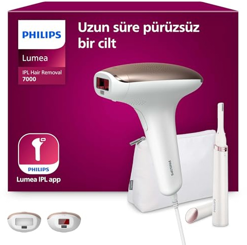PHILIPS BRI921/00 Lumea Advanced Epilierer, 2 Aufsätze für Gesicht & Körper, 5 Intensitäten, Netzstecker