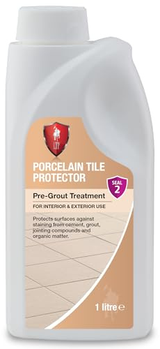 LTP Porcelain Tile Protector-Pre-grout treatment protects surfaces against staining from cement,grout,jointing compounds and organic matter (1Litre)