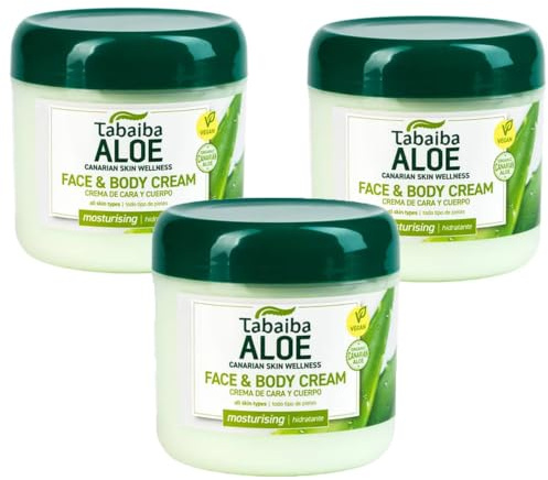 Tabaiba ansikts- och kroppskräm Aloe Vera - 300 ml x 3 st