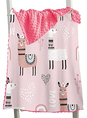 Aeromdale Fleece-Überwurf, weicher Plüsch, Babydecke, Alpaka-Stil, Empfangsdecken für Jungen, Mädchen, Kleinkinder, Autositz, Kinderbett, 150 x 110 cm – S – 1 Stück