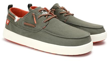 WALK IN PITAS | MAUI | Mocasines de Hombre | Náuticos Casual | Zapatillas de Tela | Zapatos sin Cordones | Deportivas Casuales | Calzado de Walkinpitas | Kaki 43