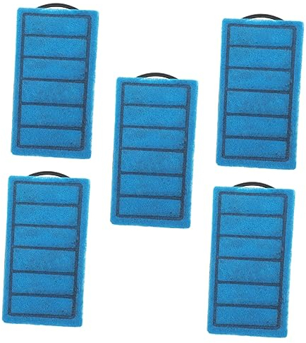 minkissy Lot de 10 éponges en Charbon de Bois biochimique en Coton pour Bassin à Poissons - en Coton pour Aquarium - Fournitures d'automne