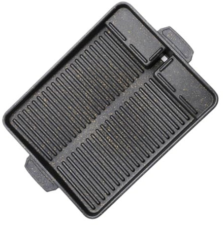 BESPORTBLE Quadratische Grillpfanne Antihaftbeschichtet 1 Stück Pfanne Aus Aluminiumlegierung Antihaftbeschichtet Platte Für Grillpfannen Zum Grillen – Bis