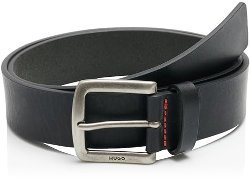 HUGO Cinture da uomo, Nero, 100 cm
