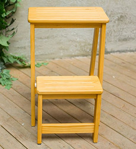 Folding Step Stool Multifunction Shelf Folding Wooden Step Ladder Dual-use Climb Shoe Rack, 4 Colors Step Stools (Color : 6#) (6#)