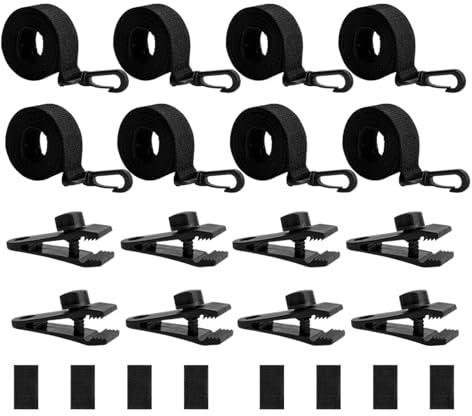 Pool Solar Cover Reel Attachment Kit, Pool Cover Attachment Fastener, Blanket Straps Fastener Strong Grip Swimming Accessories for Ground Pool Patio Hotel Yard