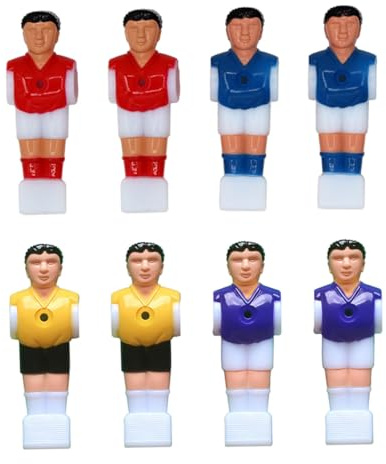 Jugador de Futbolín de Resina 8 Piezas para Barras Estándar