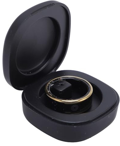 Plyisty Smart Ring, Touchscreen-Fitness-Tracker mit IP68 Wasserdicht Zum Wandern, Radfahren, Laufen, Multi-Sportmodi, Schrittzähler, Zeitanzeige (#12)