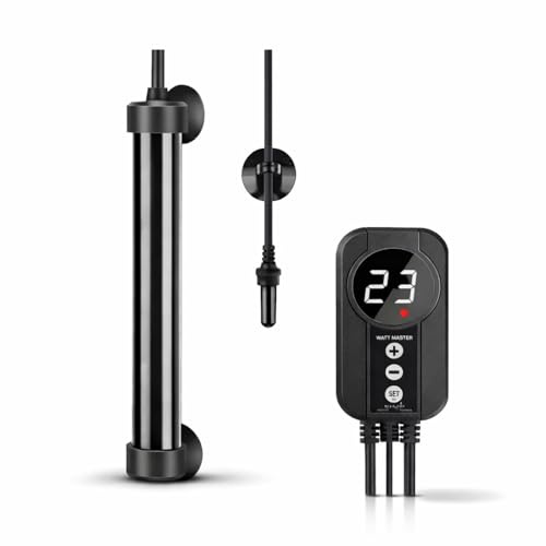 Weedness Grow Heizstab mit Anzeige 300 Watt – Grow-Box Aquarium Heizstab regelbar wasserdicht Wassertank Temperatur