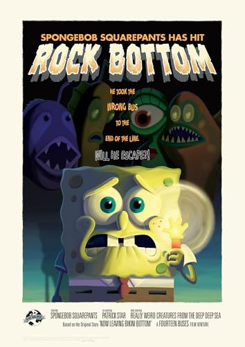 FaNaTtik Spongebob Schwammkopf Kunstdruck Limited Edition 42 x 30 cm