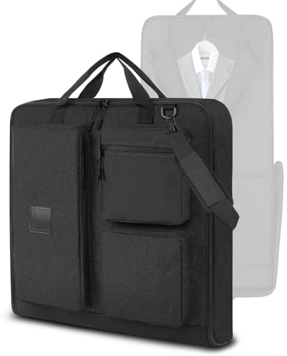 Kingslong Porta Abiti da Uomo con Gancio e Borsa per Scarpe