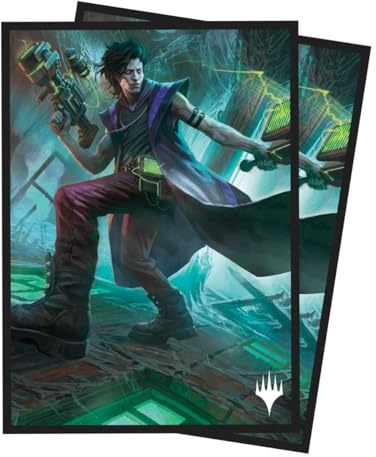 Ultra Pro - Duskmourn 100ct Deck Protector Sleeves for MTG - Features Artwork of Winter, Cynical Opportunist