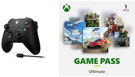 Xbox Controller USBC Cable + Game Pass Ultimate 1 M