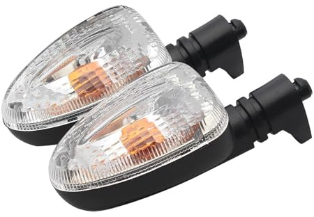 LYBH Luci Frecce di Direzione Indicatori di Direzione per Moto, Indicatori di Direzione per B&MW R1100S R850R K1200RS, Luci di Posizione Sinistra E Destra, Luci di Stop(Chiaro)