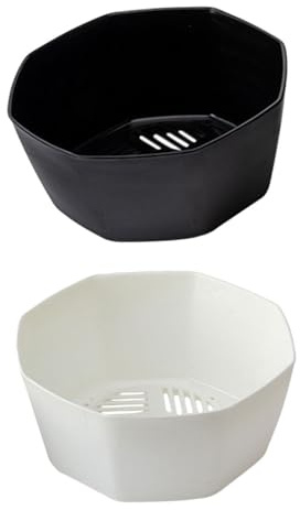 TOYZFRIENDY Macetas de Plástico en Color Claro para Suculentas y Plantas Pequeñas, 2 Piezas Diseño de Pétalos, Ideales para Decoración en Casa u Oficina