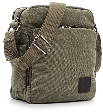 Outreo Canvas Umhängetasche Herren Schultertasche Herrentaschen Taschen