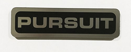 Pursuit Vehicle Stick-On Emblem Badge