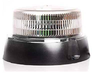 LED-MARTIN R65 Design Rundumleuchte BRILAR - klar/blau - 3 Punkt