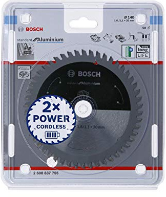 Bosch 1x Lame de scie circulaire PRO Aluminium cordless | pour Aluminium, Métaux non ferreux, Ø 140 mm Professional Accessoire Scies circulaires portatives sans fil