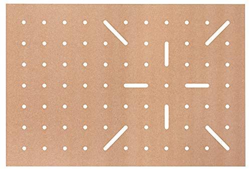 Platte für DICTUM Multifunktionstisch PRO, Lochmuster X61, MDF braun