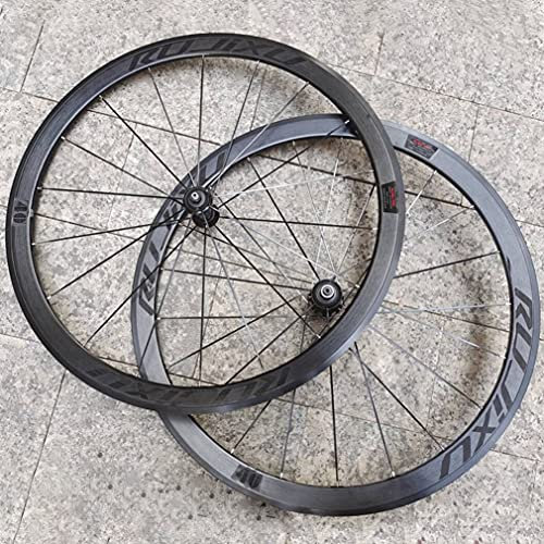 Rennrad-Laufradsatz 700c Carbon-Nabe 40 mm Aluminiumlegierungsfelge V/C-Bremse Schnellspannerräder für 7-11-fach Kassette Leichtes Laufrad Se