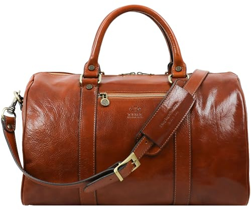 Reisetasche aus Leder - Weekender Herren und Damen - Hochwertige Reisetaschen - Edel & Elegant - Time Resistance