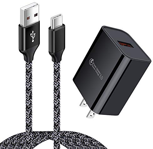 Type C Charger for Samsung Phone Android Charger Fast Charging Block Wall Charger USB C Cable Cord 6FT for Samsung Galaxy S26/S25/S23/S22 Ultra/S21 FE/S20/S10/S9/A11/A12/A35/A23 5G/A13 5G/A03s/A55/A52