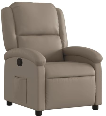 vidaXL Relaxsessel Cappuccino-Braun Kunstleder