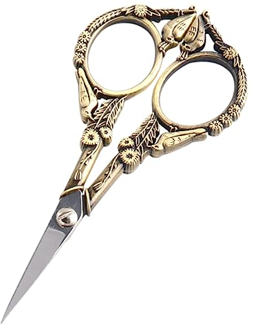 SHINEOFI Stickschere Aus Rostfreiem Edelstahl Kleine Bird Form Schere Für Präzise Stickarbeiten Kompakt Und Langlebig Für Schönheitssalon Und Heimgebrauch