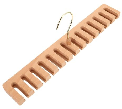CAXUSD Gürtel-Organizer Für Schrank Holz-gürtelhalter Gürtelständer Für Wandmontage Praktische Aufbewahrungslösung Für Herrenaccessoires