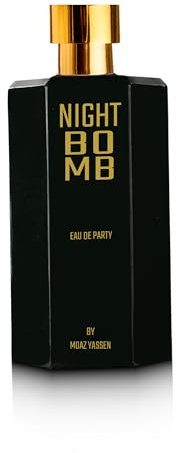 INHALE Night BOMB Eau de Party Unisex Perfume Perfume Unisex (mandarina, cardamomo, manzana y violeta) XL 50 ml
