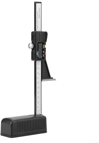Digitaler Höhenmesser aus technischem Kunststoff mit magnetischer Stabilität, entworfen für genaue Messungen in Holzbearbeitungsprojekten
