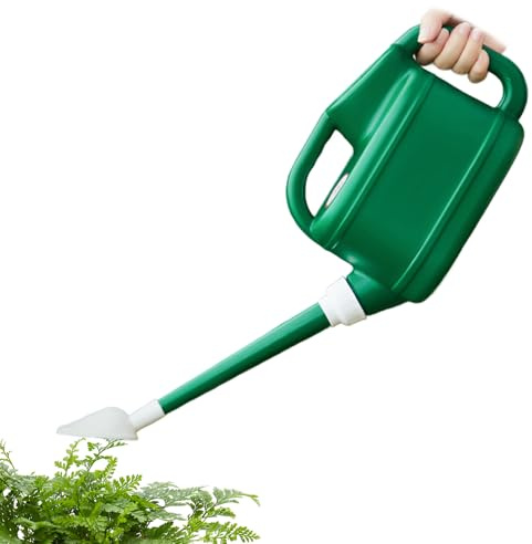 Plastic Watering Can 1 Gallon/4L with Long Spout and 360° Rotating Sprinkler Head