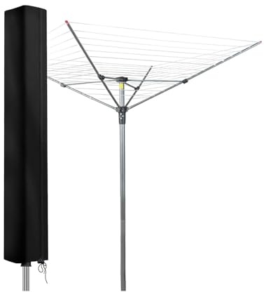 GQunit Schutzhülle für Wäschespinne Abdeckung Schutzhülle für Wäscheschirm wasserdichte (160x15x15cm)