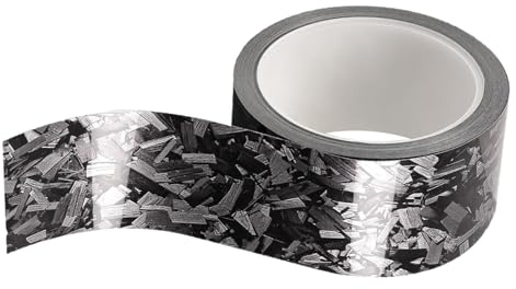Pellicola in Carbonio PET - 500cm Vinile Autoadesivo, Pellicola Protettiva Vernice Resistente alle Intemperie - Pellicolas in Fibra di Carbonio Forgiata | Pellicolas Decorativa Auto Interni & Esterni