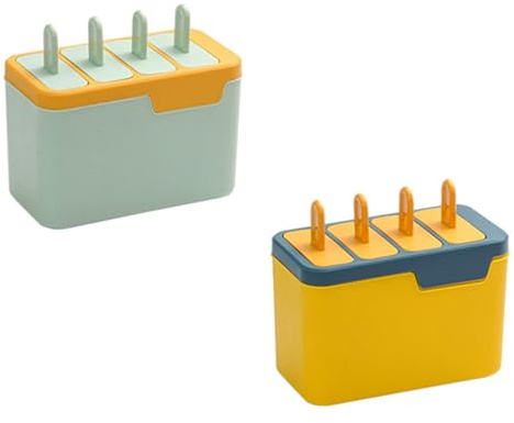 Hemobllo 2pièces Lot De Moules à Glace Réutilisables Plastique Léger Pour Facile à Nettoyer Ranger Avec Conception