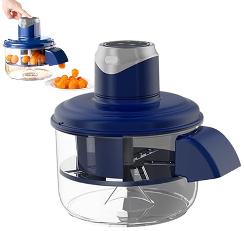 Sbucciatore Automatico Di Frutta – Dispositivo Elettrico Con Lama Rimovibile, Pelatura Rapida | Strumento Per Cucina, Frutta, Aglio, Verdure, Insalate, Snack, Pasti Quotidiani, Uso Domestico