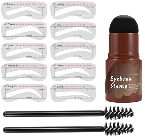 Kit Di Stencil Per Sopracciglia – Forme Di Nere Riutilizzabili, Strumento | Di Trucco Professionale, Guida Per Lo Styling Del Salone, Contorno Ultra Sottile Per | Per Sopraccigli