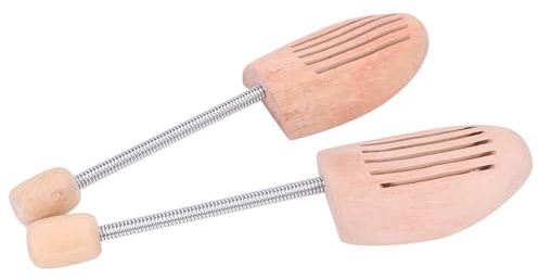 UPALDHOU Tendiscarpe a Colonna a Molla Supporto per Scarpe in Legno Antirughe per Donne e Uomini Shaper Migliore Protezione della Forma e della Conservazione (45 46)