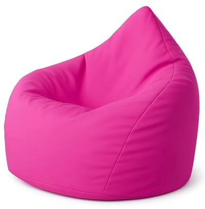 PATCH HOME Sitzsack Tropfenform - Rosa für In & Outdoor XXL 420 Liter - mit Styropor Füllung in 25 versch. Farben und 3 Größen