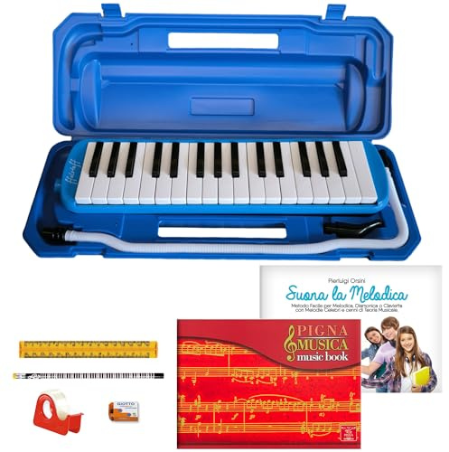 Kit Melodica Diamonica ffalstaff ® 32 Tasti, tipo Angel | kit cancelleria e Metodo Suona la Melodica