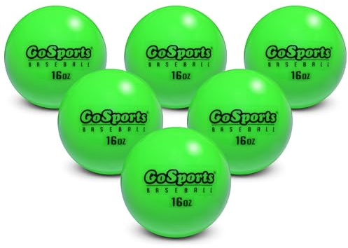 cotton yangda Unisex-Adult Basb-balls-16oz-6 Baseballs, Grün, Einheitsgröße