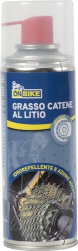 On Bike Distributeur double de spray pour chaînes de graissage - Protège de l'eau et résiste aux environnements salins - Capacité 200 millilitres