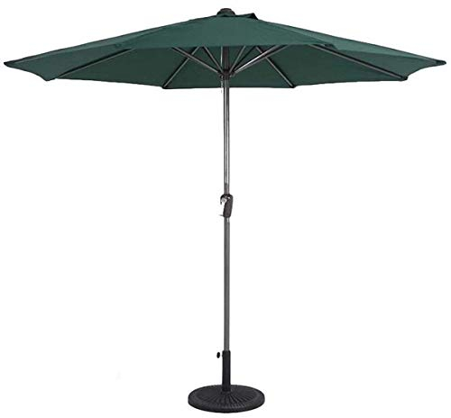 Sonnenschirm-Regenschirm, Grüner Angel-Terrassenschirm, Winddichter, Leichter Strandschirm Am Pool, Mit Tragetasche Und Neigbarer Aluminiumstange (Grün, 200 cm)