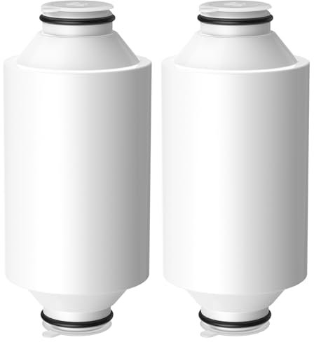 Cartucho de filtro de ducha de agua compatible con Philips Water - Filtro de ducha en línea, filtro de ducha AWP175 compatible con Philips AWP1775WH / AWP1775CH (2 unidades)
