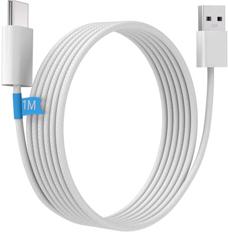 Car Carplay Cable USB C for iPhone17 16,1M USB A to USB C Woven Car Charger Cord Compatible for Apple iPhone 17 16 Pro max Plus 16e,Android Auto USB Charging Cable for Samsung S25 S24 Ultra,White