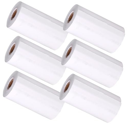 DIYEAH 6rolls Thermal Printer Paper for Instant Cameras Photo Printing Paper Compatible Multiple Brands High Clarity and Bright Colors for Boy Cameras